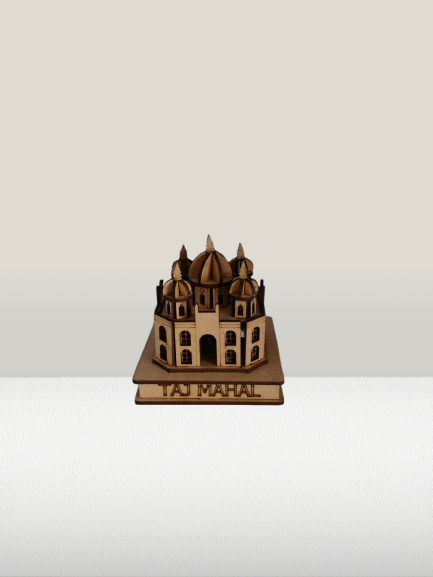 Taj Mahal Wooden 3D Model