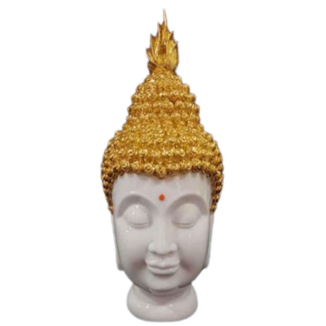 Buddha Face Statue Idol For Home, Puja, Gift And Office