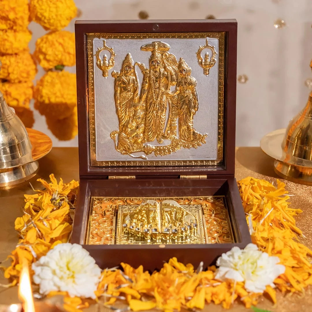 Ram Darbar Pocket Temple (24K Gold Coated)