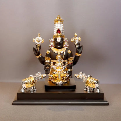 Gajalakshmi Venkateshwara Tirupati Balaji Gold & Silver Plated