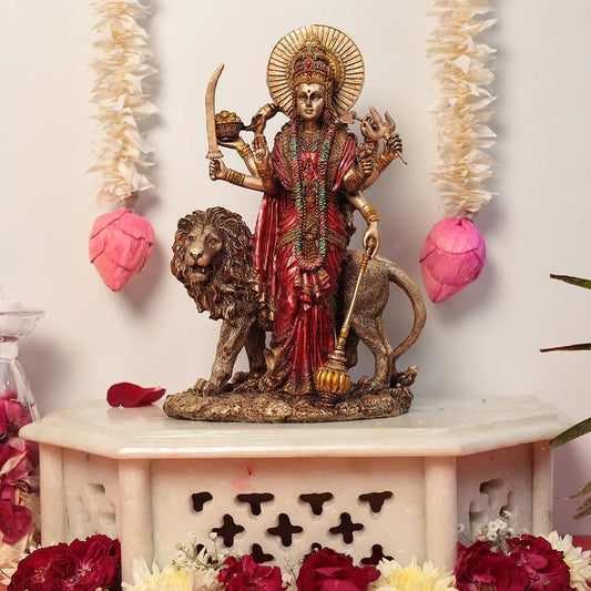 Standing Maa Durga Idol 11.5 Inch