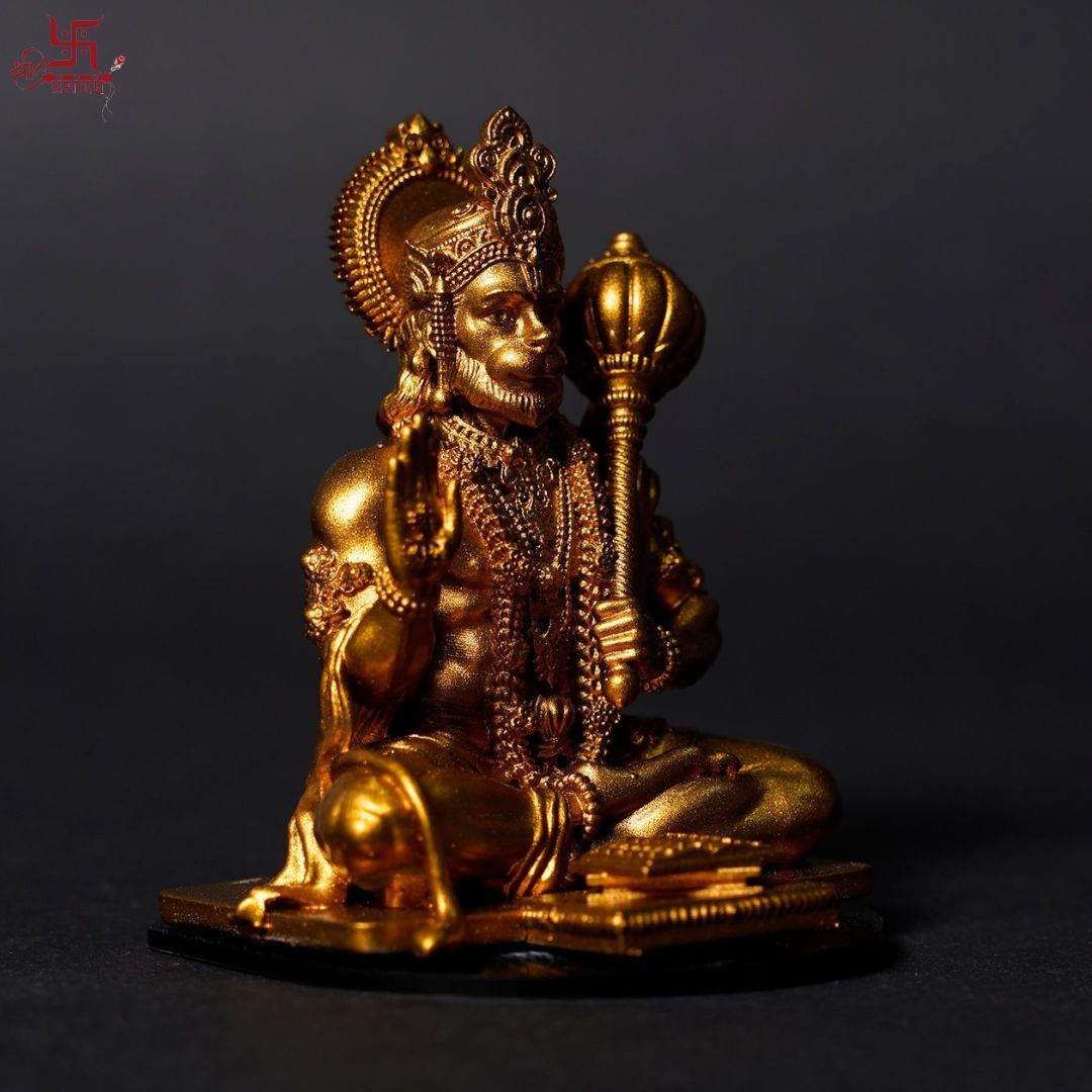 Lord Hanuman Murti For Puja, Home, and Gift