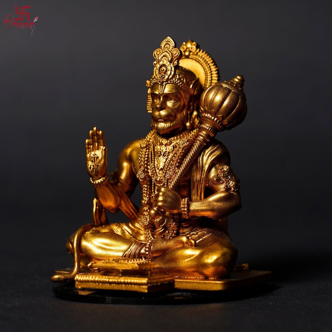 Lord Hanuman Murti For Puja, Home, and Gift