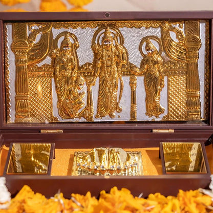 Ram Darbar Pocket Temple (24K Gold Coated)