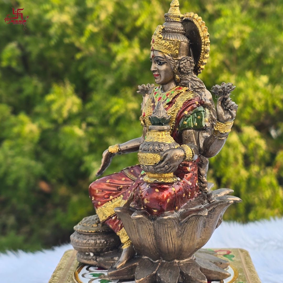 Lakshmi Mata Idol For Puja, Home, And Gift