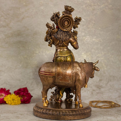 Shri Krishna with Cow Idol