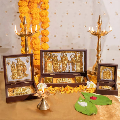 Ram Darbar Pocket Temple (24K Gold Coated)