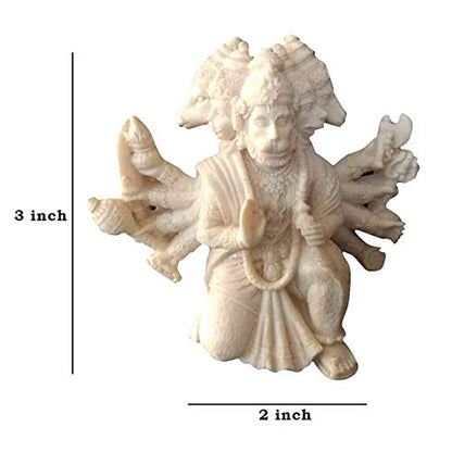 Marble Panchmukhi Hanuman Ji Idol