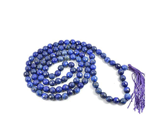 Lapis Lazuli Mala Necklaces for Women Men 108 Mala