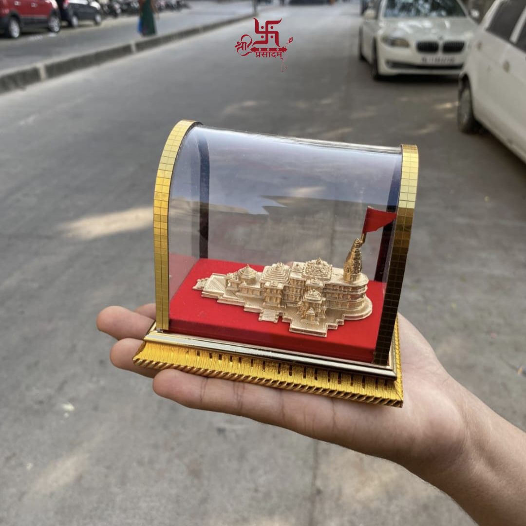 Ayodhya Shree Ram Mandir 3D Golden Model