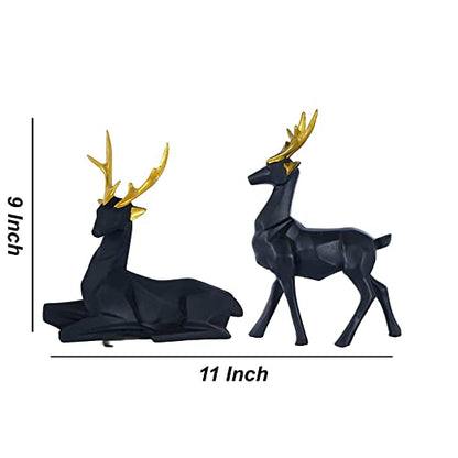 Deer Pair Showpiece Decorative Figurine