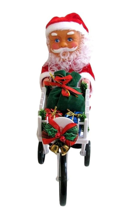 Santa Claus with Trolley Toy for Christmas Decoration & Gifting