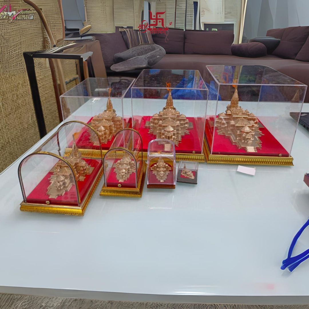 Ayodhya Shree Ram Mandir 3D Golden Model