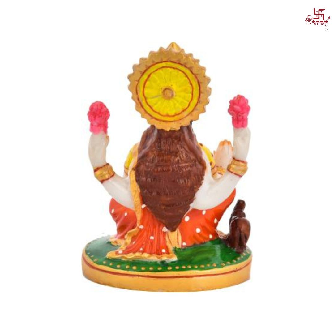 Laxmi Ganesha Ji Murti for Pooja & Gift | Lotus Base Laxmi Ganesha Ji Statue