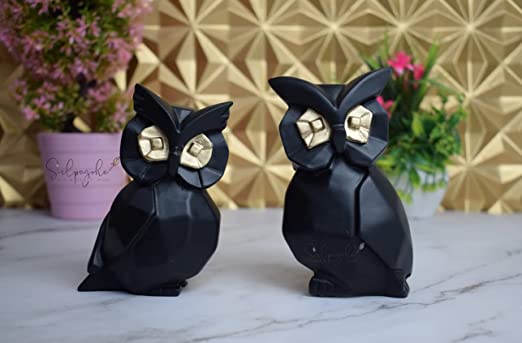 Decorative Owl Pair Showpiece