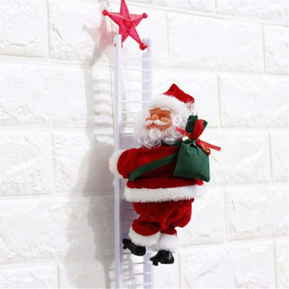 Santa Claus Climbing Ladder Toy for Christmas Decoration & Gifting