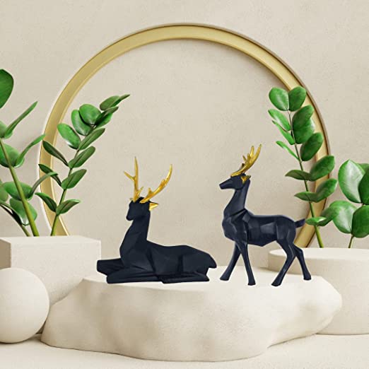 Deer Pair Showpiece Decorative Figurine