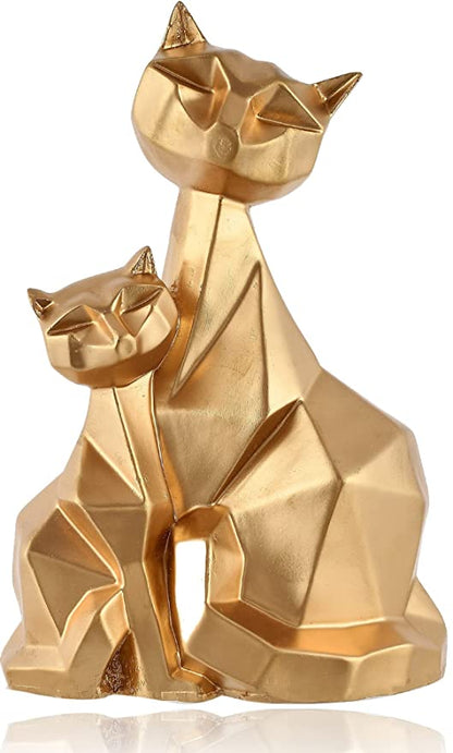 Cat Family Decorative Sculpture