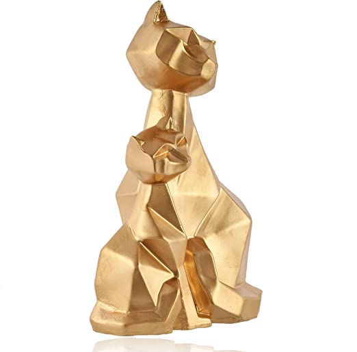 Cat Family Decorative Sculpture