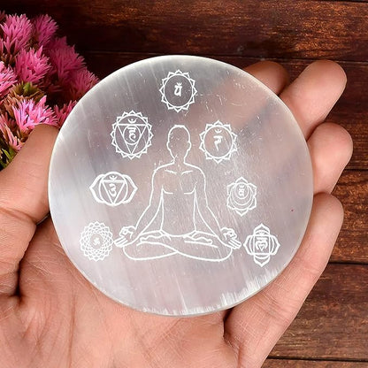 Selenite Crystal Charging Plate