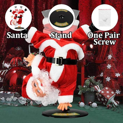 Santa Dancing on One Hand Toy for Christmas Decoration & Gifting