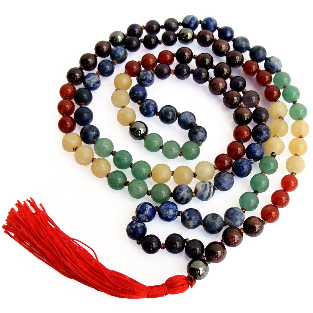 7 Chakra 6mm Beaded Mala