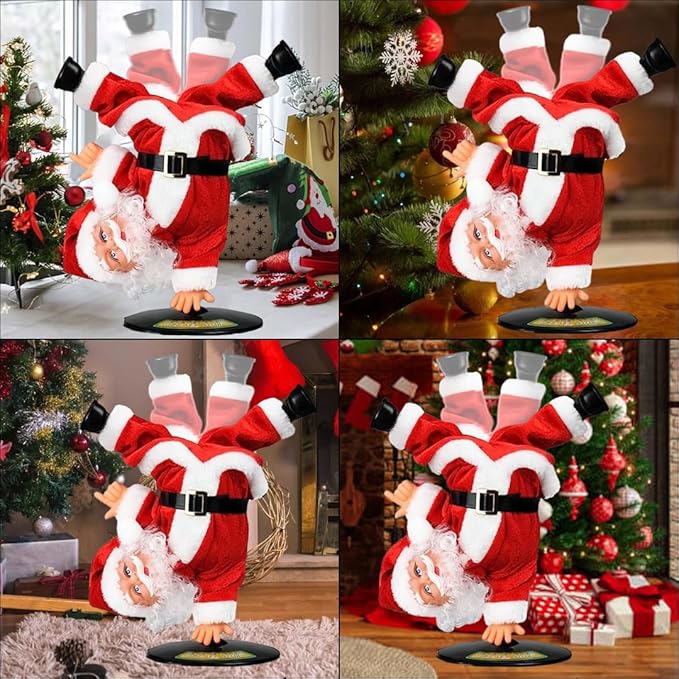 Santa Dancing on One Hand Toy for Christmas Decoration & Gifting