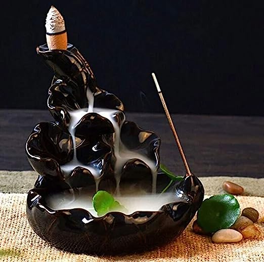 Beautiful Mountain Incense Holder Fountain Statue