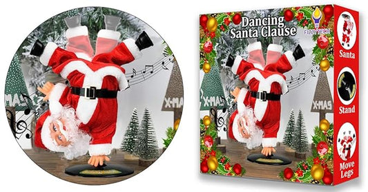 Santa Dancing on One Hand Toy for Christmas Decoration & Gifting