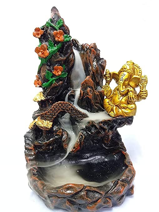 Lord Ganesha Smoke Fountain Incense Burner