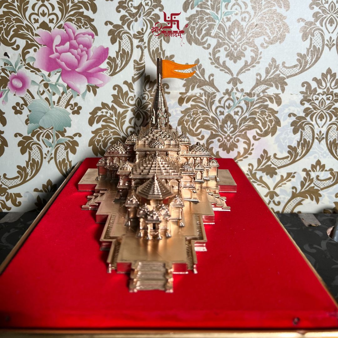 Ayodhya Shree Ram Mandir 3D Golden Model