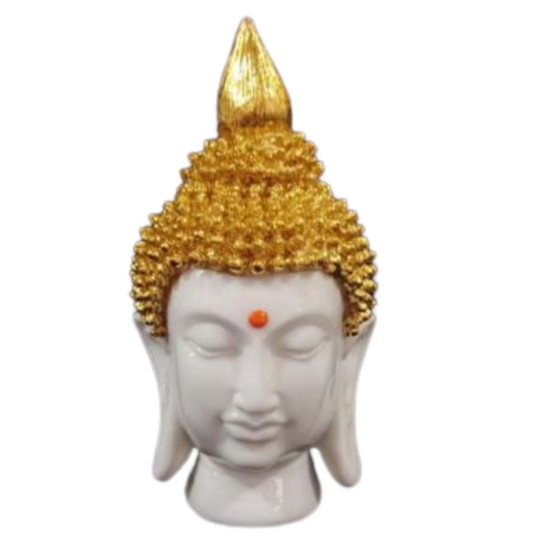 Buddha Face Statue Idol For Home, Puja, Gift And Office