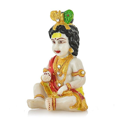 Handicrafted Polyresin Laddo Gopal