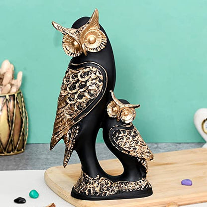 Owl Family Showpiece