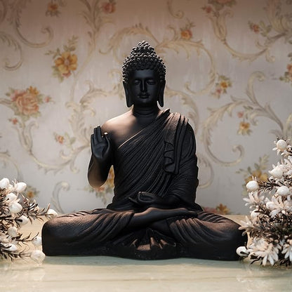 Meditating Buddha Idols for Home Decor, Office, Desk Table, and Gift.