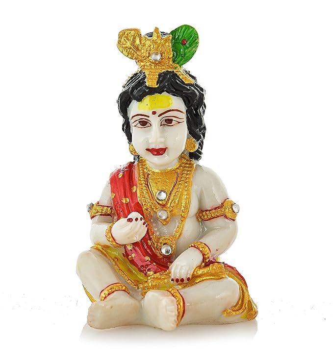 Handicrafted Polyresin Laddo Gopal