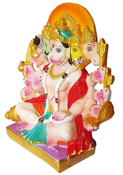 Panchmukhi Sitting Hanuman Ji Murti