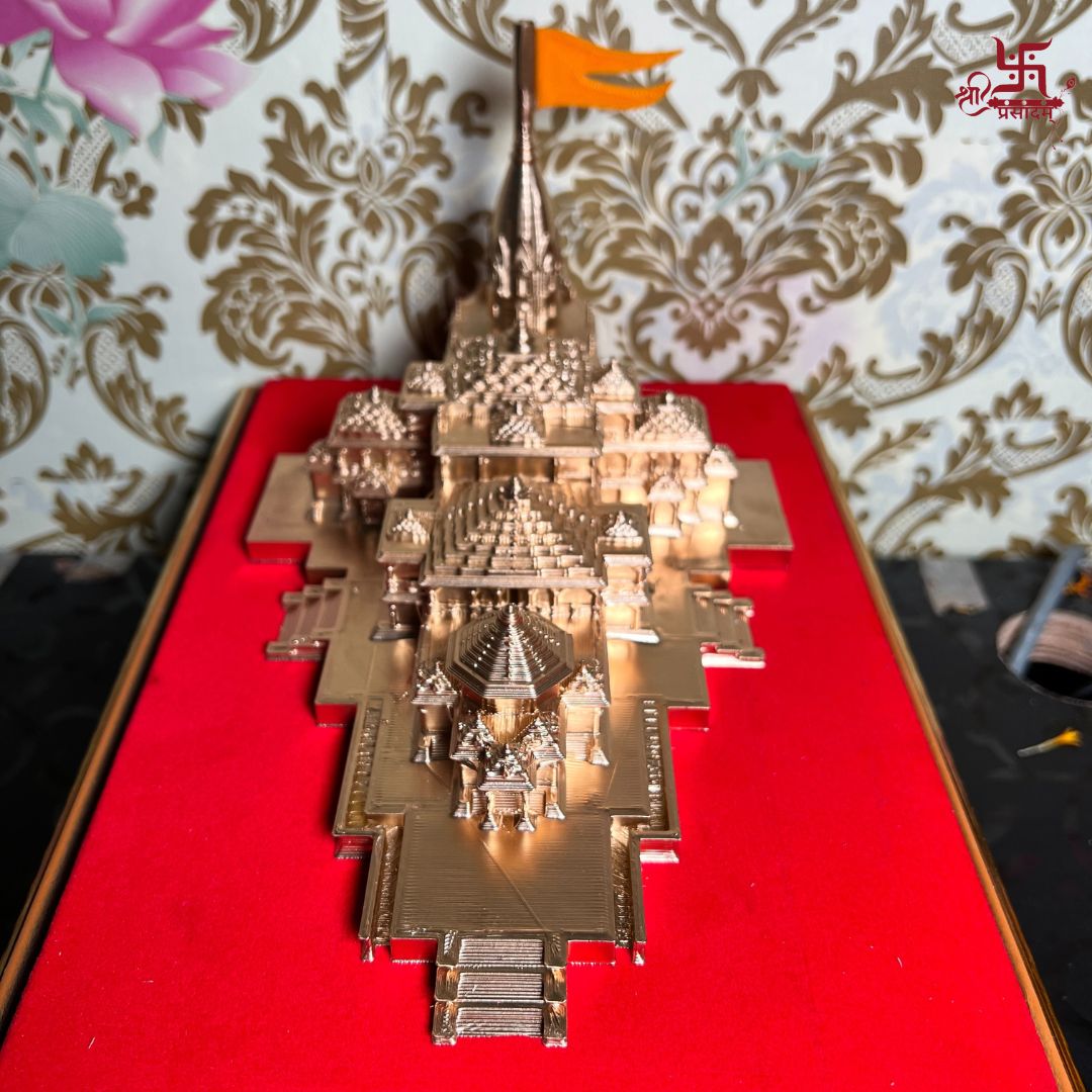 Ayodhya Shree Ram Mandir 3D Golden Model