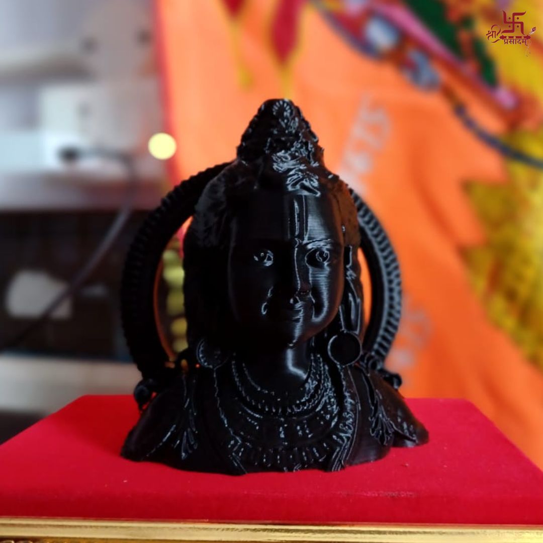 Ayodhya Ram Lalla Face Murti For Home, Puja