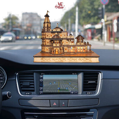 Ayodhya Temple - Shri Ram Mandir 3D Wooden Temple For Home/Office/Shop