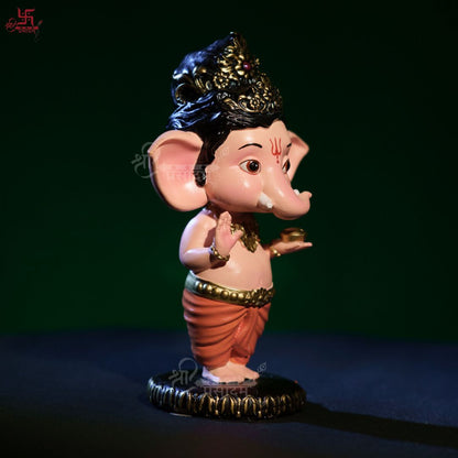 Bal Ganesha Idol For Home, Puja, and Gift