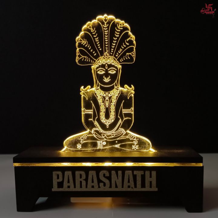 Parasnath Acrylic LED Table Lamp for Office and Home Decoration