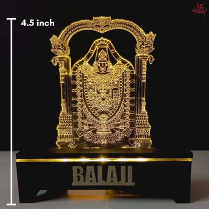 Balaji Acrylic LED Table Lamp for Office and Home Decoration