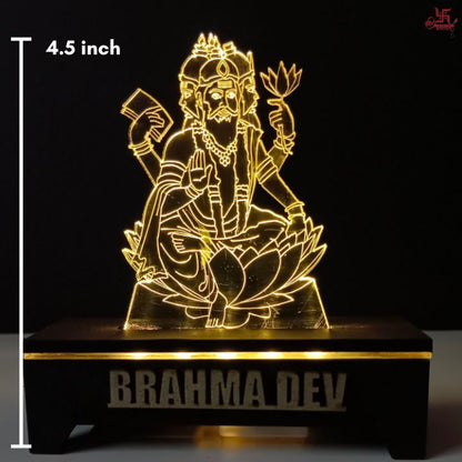 Brahma Dev Acrylic LED Table Lamp for Office and Home Decoration