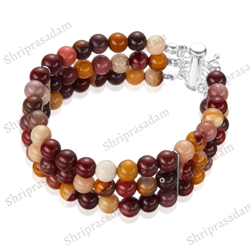 Multi row Mookaite Bracelet