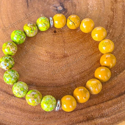 Green Jasper Gemstone Bracelet