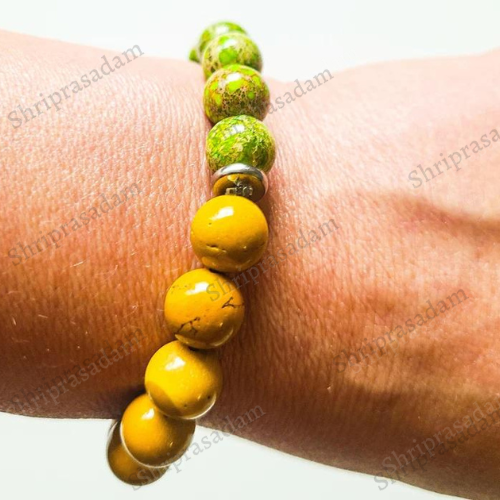 Green Jasper Gemstone Bracelet