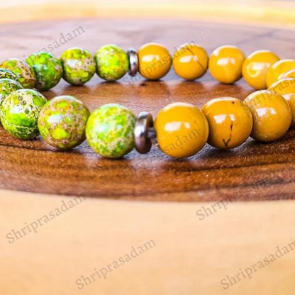 Green Jasper Gemstone Bracelet