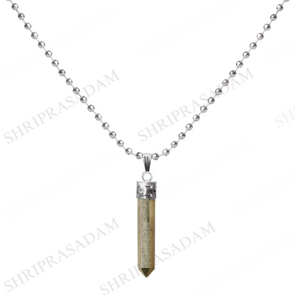 Pyrite Pencil Pendant