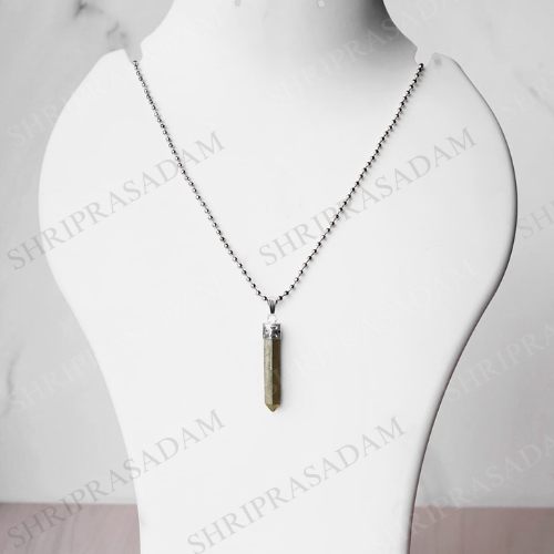 Pyrite Pencil Pendant